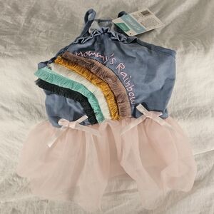 Frisco Mommy's Rainbow Tutu Dog Dress